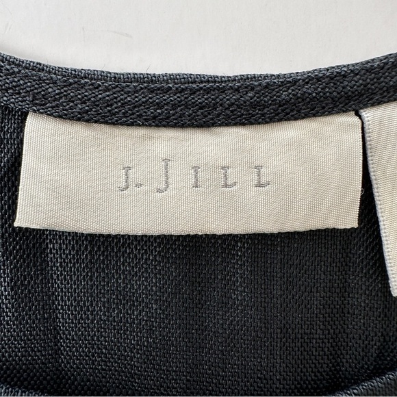 J. Jill shift dress, popover, sleeveless, crew neck, midi length, in ๐ฏ linen - Picture 8 of 10